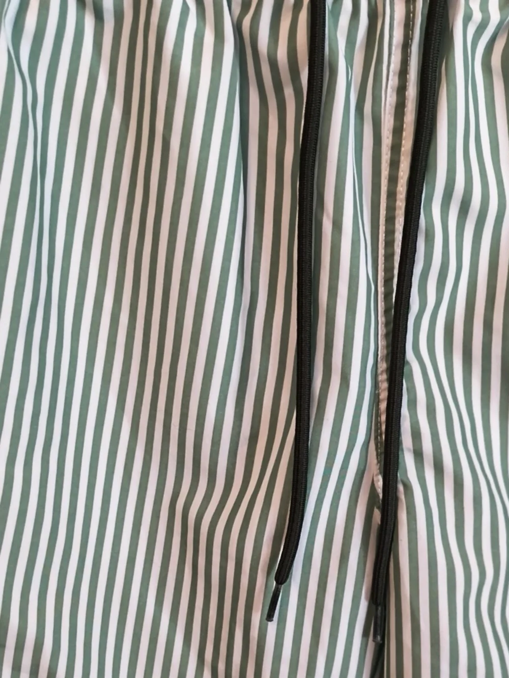 Men's H&M Green White Swim Trucks Bathing Suit Pool Beach Vacation Shorts 🩳 M